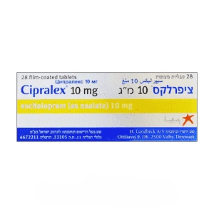 cipralex 10 20mg 28 tabletok israel