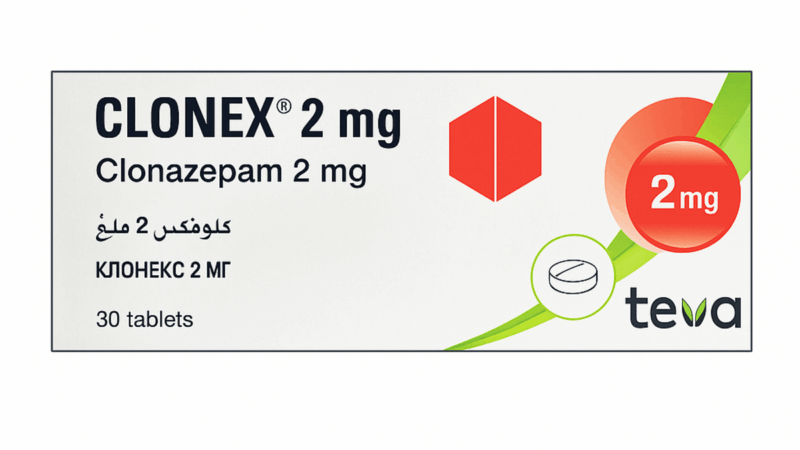 Clonex 2mg: Ваше решение для спокойствия и здорового сна