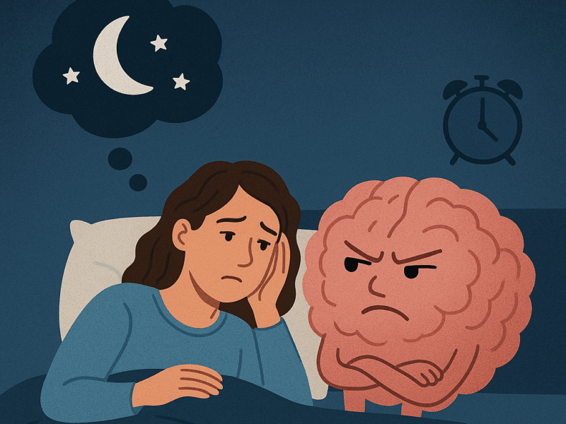Трудности с засыпанием: почему мозг отказывается «выключаться»