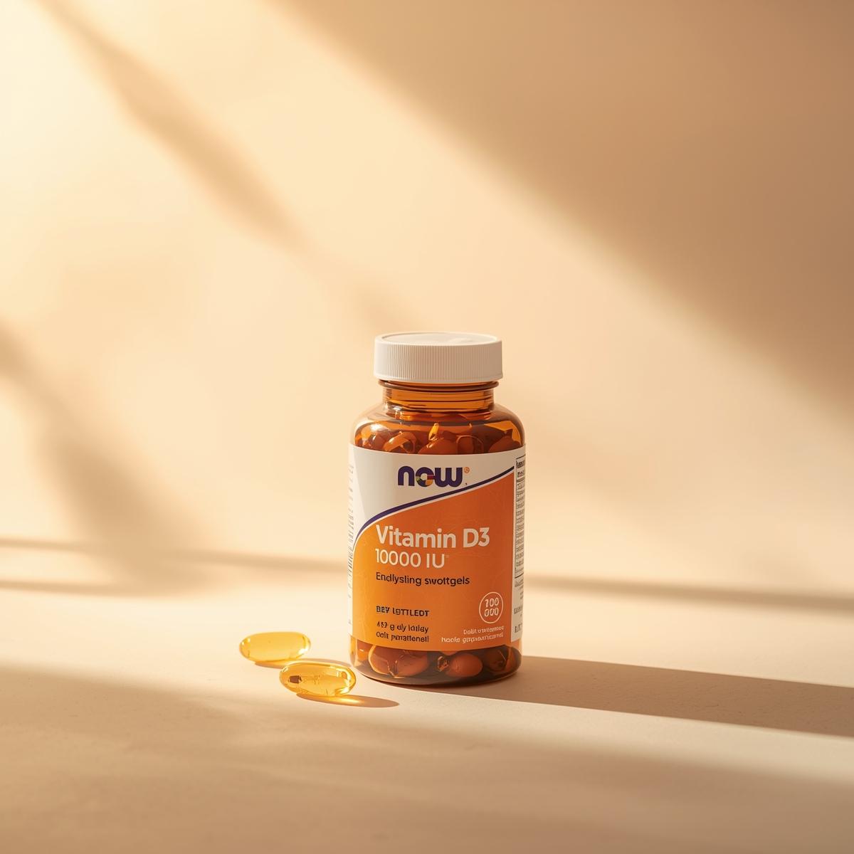 NOW Vitamin D3 10 000 IU — купить в Израиле, доставка в день заказа!